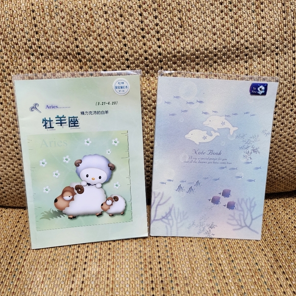 [NEW] Lot of 2 Colour-Print Notebooks / Back to School Supplies / Journals - Picture 4 of 10